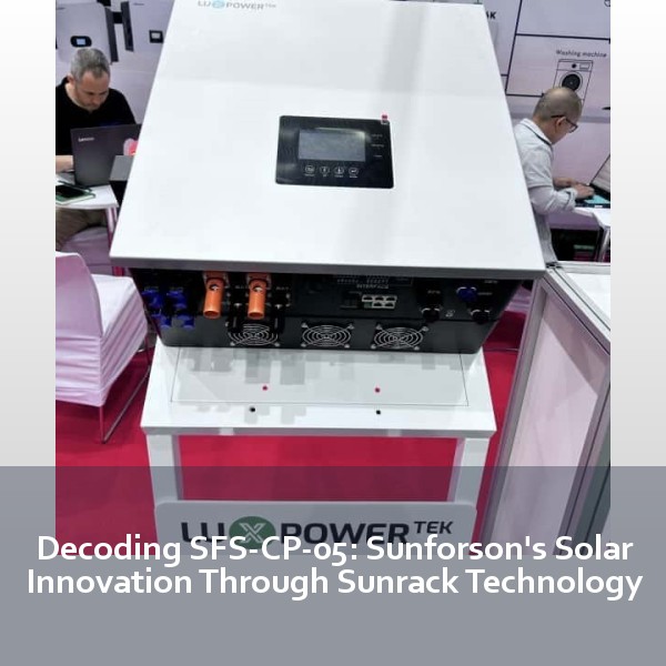 Decoding SFS-CP-05: Sunforson's Solar Innovation Through Sunrack Technology